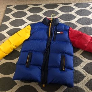 Brand new tommy puff jacket
